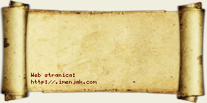 Jovana Dodik vizit kartica